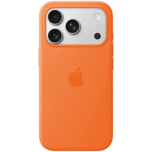 Apple Case Silicone Case with MagSafe Orange for iPhone 17 Pro